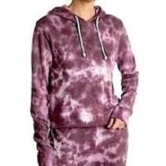 THREADS4THOUGHT Roe Tonal Cloud Wash Hoodie (Mauve Multi) - Picture 1 of 3